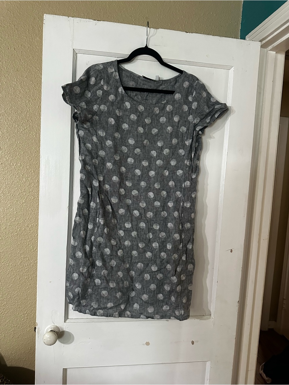 Habitad linen midi dress size M